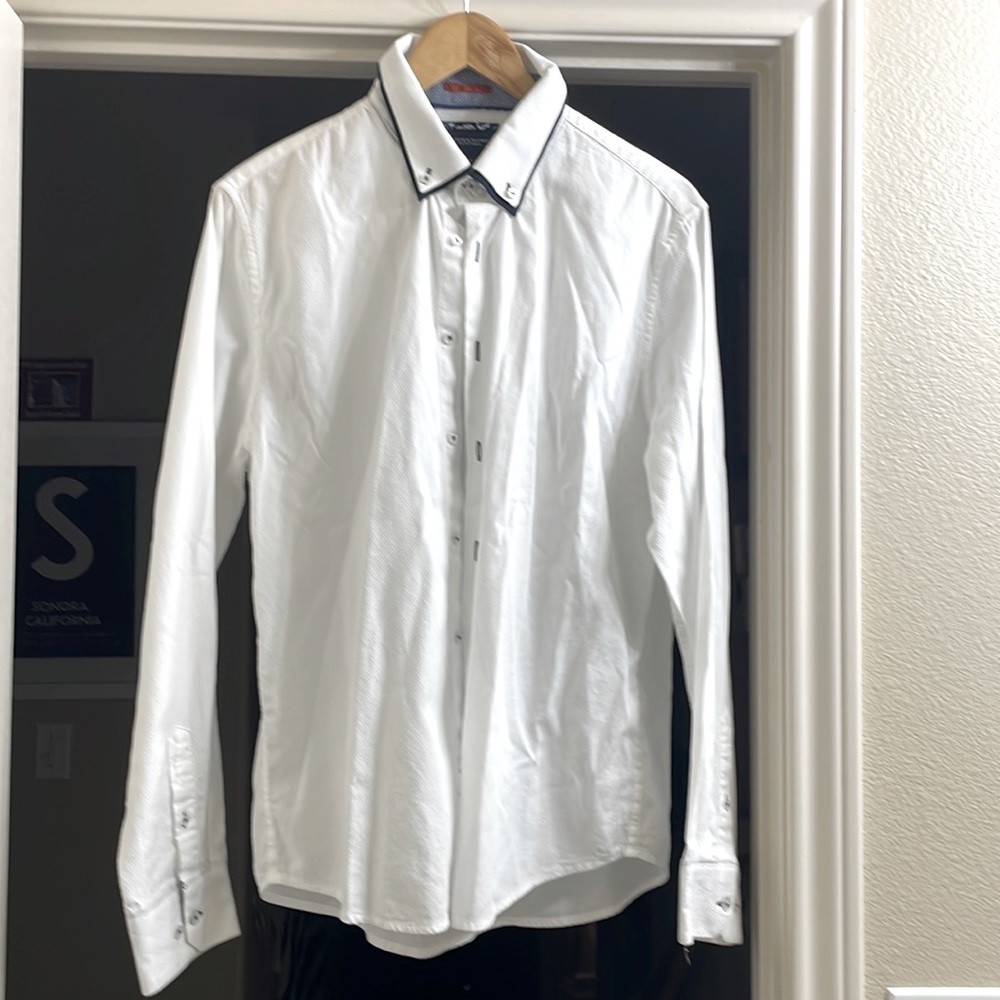 Denim And Flower Ricky Singh Limited Edition Mens Button Down Dress Shirt L